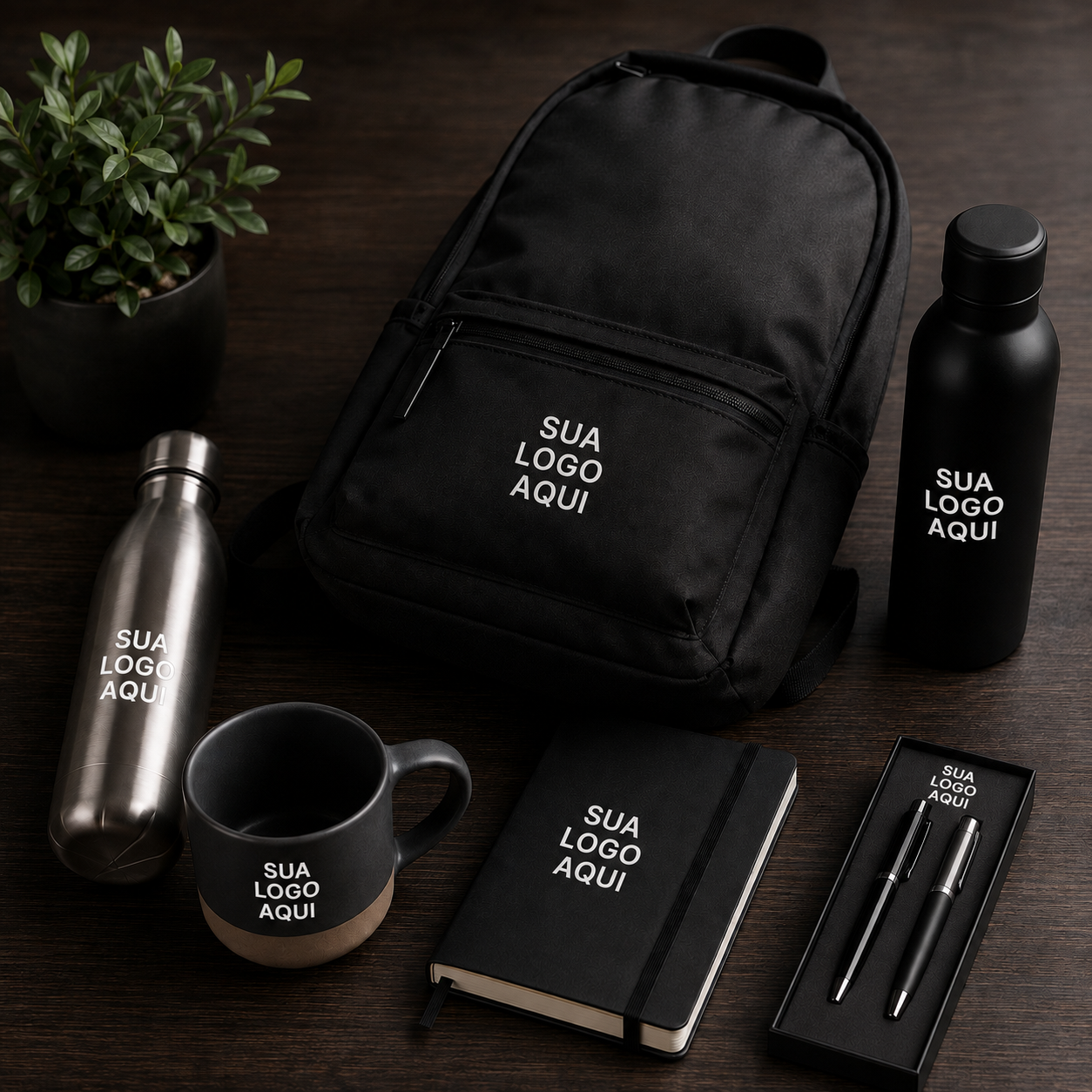 Brindes corporativos personalizados com logomarca